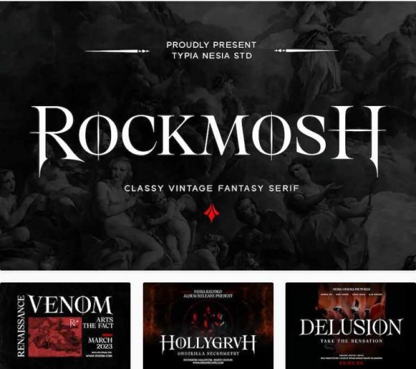 [Envato Market] Rockmost - Классическая магия и ужасы Allcaps Serif