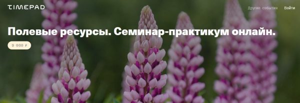 Полевые ресурсы. Семинар-практикум онлайн [Елена Веселаго]