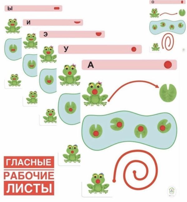 [Дом звуков] Логопедическое пособие Звуковые дорожки - Гласные [Надежда Ануфриева]