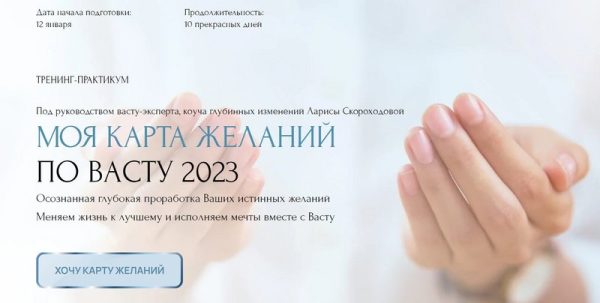 Моя карта желаний по Васту 2023. Тариф Стандарт [Лариса Скороходова]