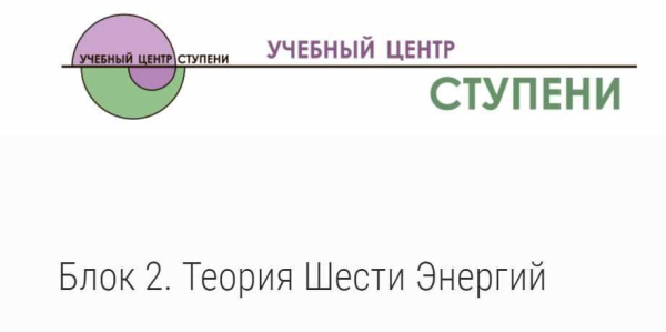 [Учебный центр Ступени] Теория Шести Энергий. Блок 1. [Кристина Астахова]