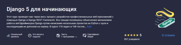 Django 5 для начинающих и Продвинутый Django 5 для продолжающих [Илья Перминов]