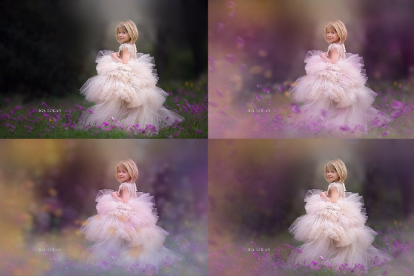 [Kimladesigns.com] Фотоналожения Луговые Травы / Painted Meadow  Photo Overlays