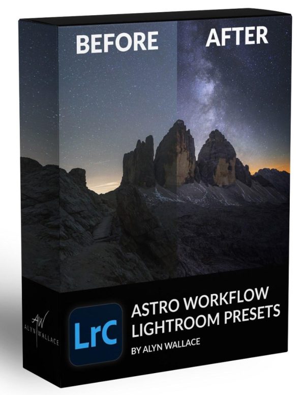 Пресеты для звездного неба - Astro Workflow Lightroom Presets, 2018 [Alyn Wallace]