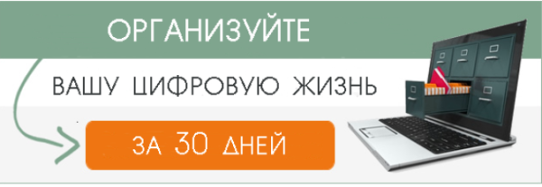 [Блогохозяйка] Организуйте вашу цифровую жизнь за 30 дней [Маргарита Бабурина]