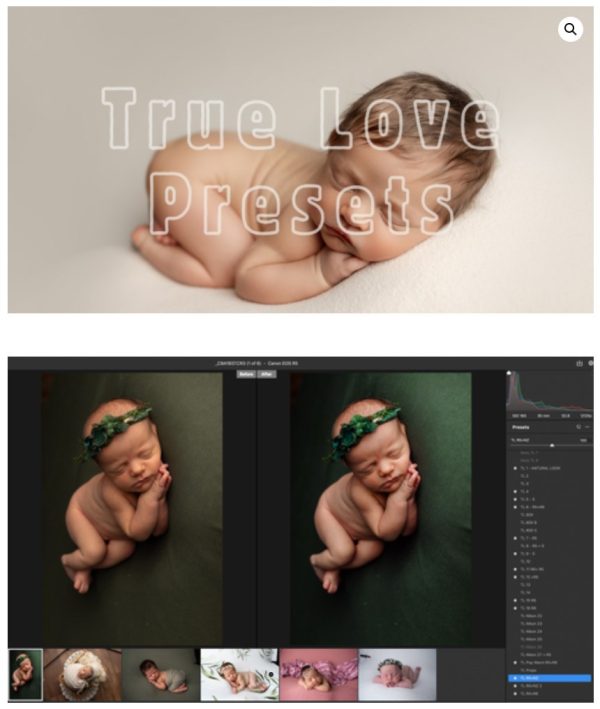 Пресеты Любовь к новорожденным - True Love Newborns Presets, 2023 [Momtog]