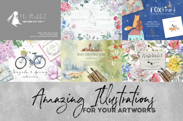 [dealjumbo] Amazing Illustrations For Your Artworks / Потрясающие Иллюстрации для Ваших Работ