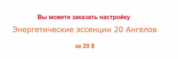 Энергетические эссенции 20 Ангелов [Наталья Булхак]