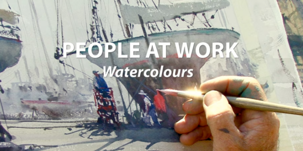 [APV Films] People at Work  Watercolours with Joseph Zbukvic. Люди на работе  акварели с Иосифом Збуквичем