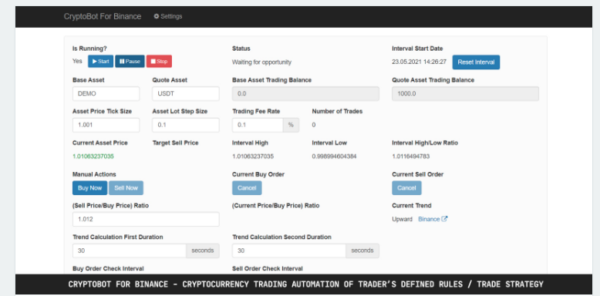 [codester] CryptoBot For Binance