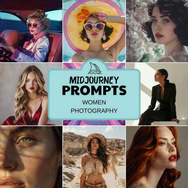 [CreativePromptsStore] Midjourney Prompts Woman Photography. Фотореалистичные промпты ярких девушек