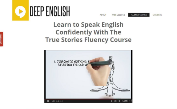 [Deep English] True stories fluency course