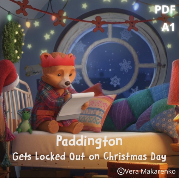 Интерактивная рабочая тетрадь по мультфильму Paddington Gets Locked Out On Christmas Day [Вера Макаренко]