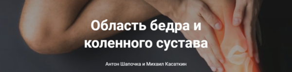 От анатомии к упражнениям. Область бедра и коленного сустава [Михаил Касаткин, Антон Шапочка, Александр Гущин]