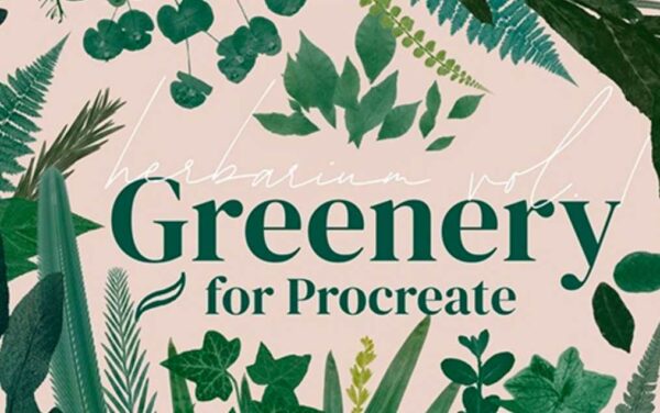 [Procreate] Greenery Brushes for Procreate  Herbarium vol. 1